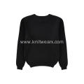 Men's Knitted Cable Stitch Crewneck Solid Color Pullover